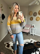 No Problem Knit Striped Sweater - Multiple Options-Sweaters-Be Cool 62416-Anna Kaytes Boutique, Women's Fashion Boutique in Grinnell, Iowa