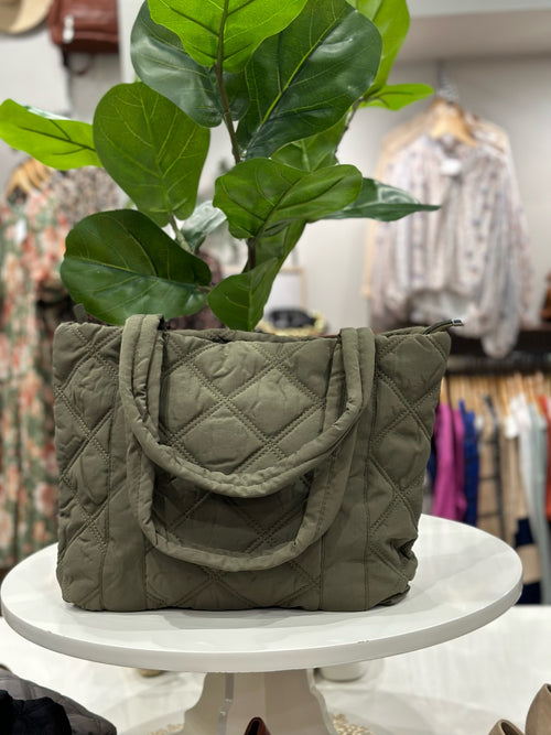 Essence Everyday Quilted Tote- Multiple Options