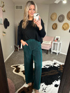 Right This Way Corded Wide Leg Pant - Multiple Options-Pants-She & Sky SY2689-Anna Kaytes Boutique, Women's Fashion Boutique in Grinnell, Iowa