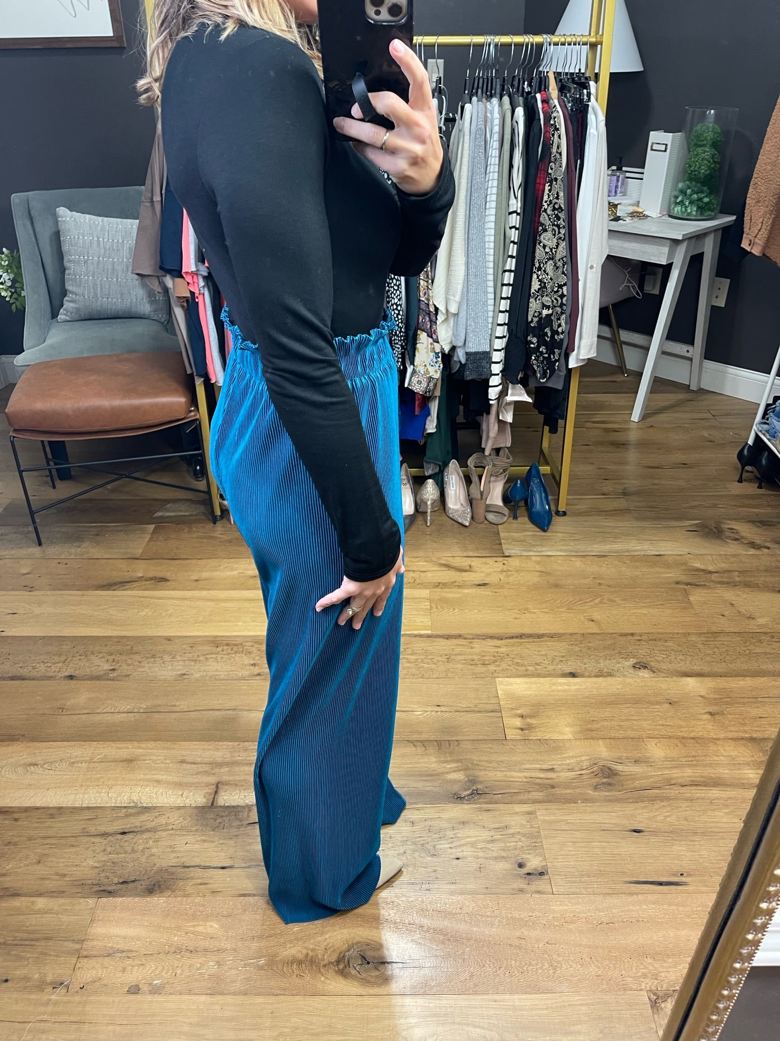 Modern Day Corded Pant- Teal