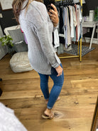 On Your Own Lightweight Knit Button Detail Sweater - Multiple Options-Sweaters-Hem & Thread 31783-Anna Kaytes Boutique, Women's Fashion Boutique in Grinnell, Iowa