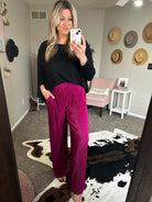 Right This Way Corded Wide Leg Pant - Multiple Options-Pants-She & Sky SY2689-Anna Kaytes Boutique, Women's Fashion Boutique in Grinnell, Iowa