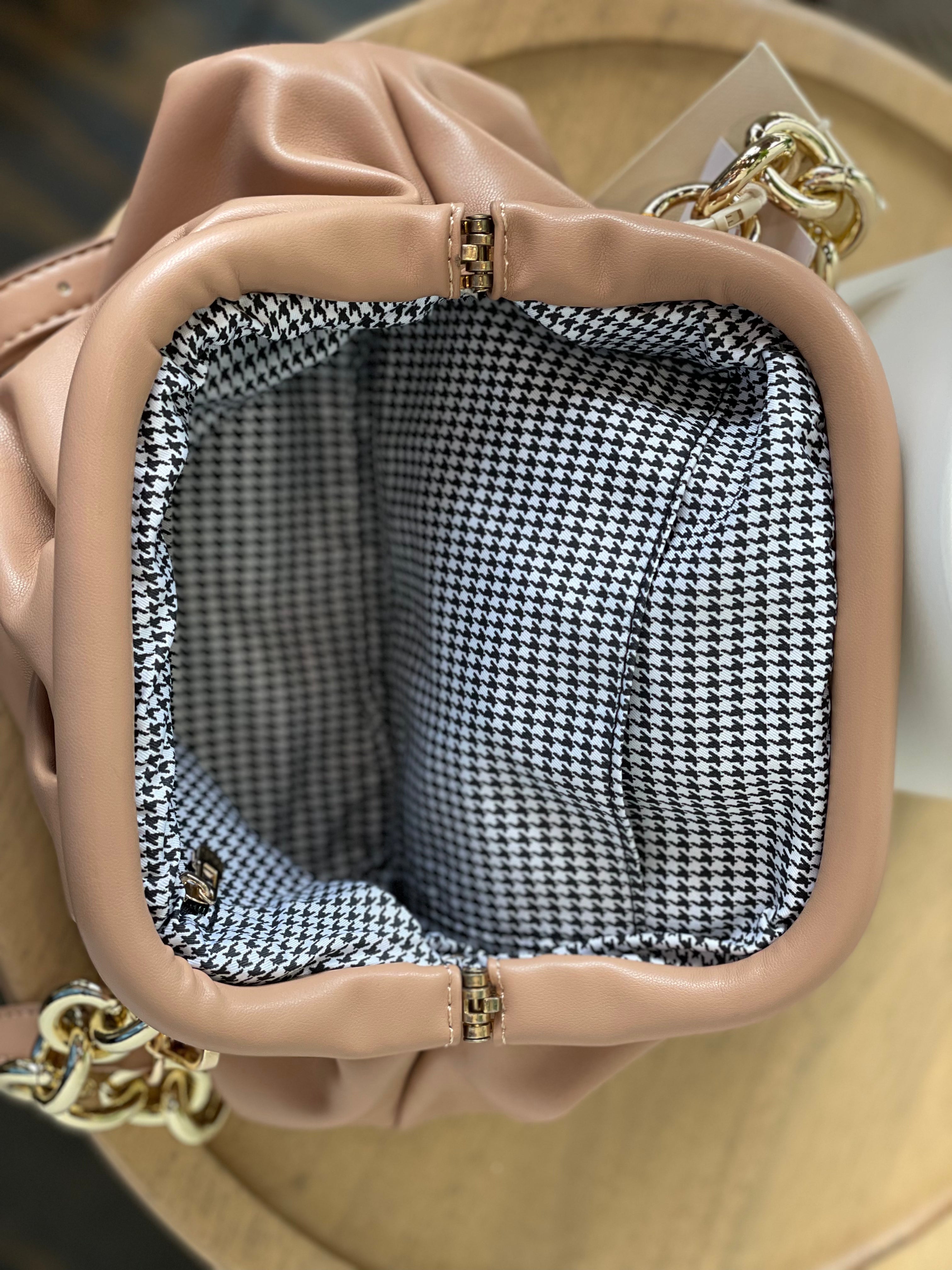 Chain link shoulder sales bag
