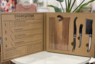 Good Food Wood Board & Cheese Knives Set-Home & Garden-Creative Brands-Anna Kaytes Boutique, Women's Fashion Boutique in Grinnell, Iowa