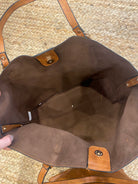 Take Me Everywhere 2-in-1 Tote in Brown and Stone-Handbags-Metro Muse-Anna Kaytes Boutique, Women's Fashion Boutique in Grinnell, Iowa