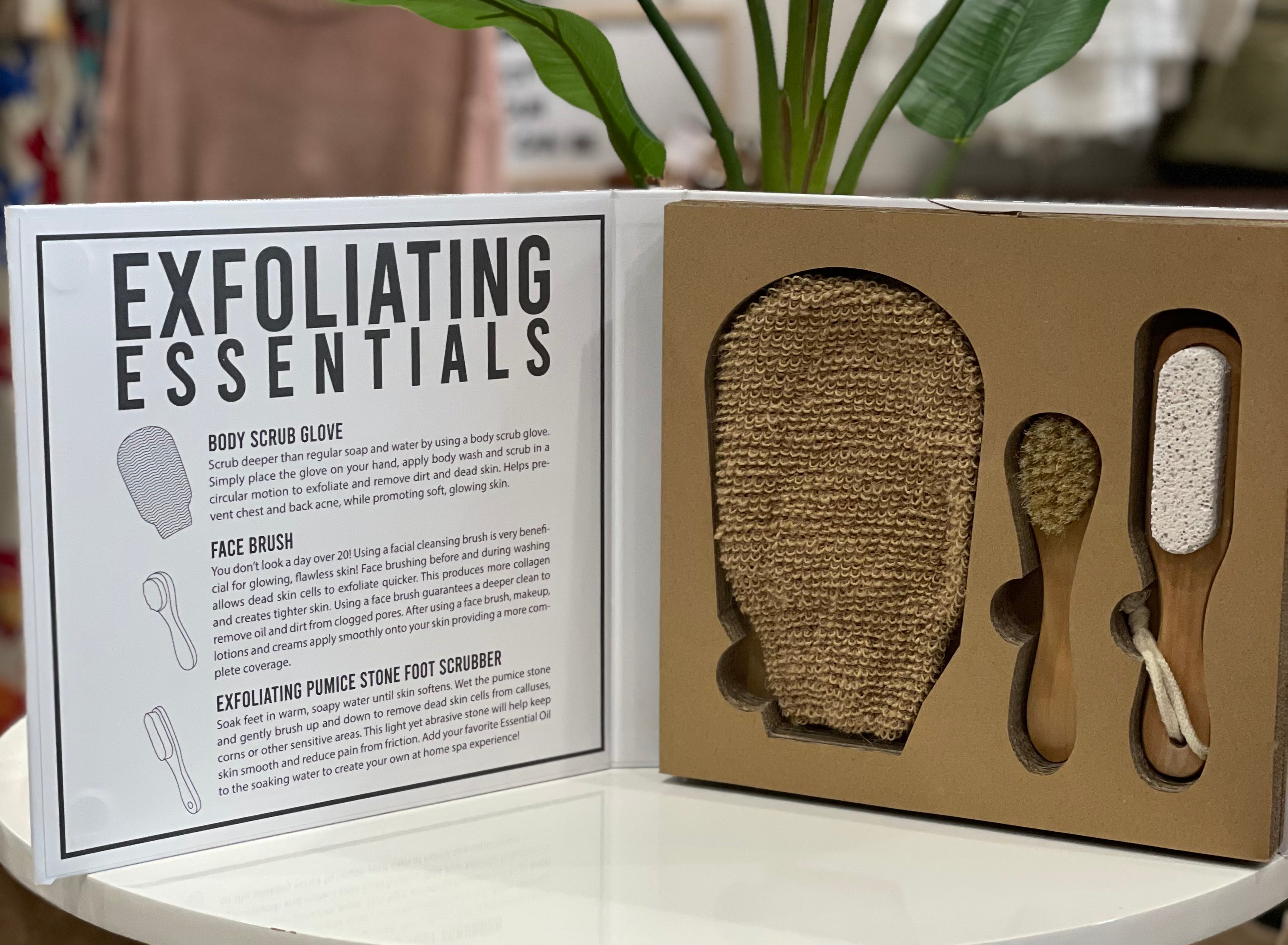 Face And Body Exfoliation Set-Skin Care-Creative Brands- L5718-Anna Kaytes Boutique, Women's Fashion Boutique in Grinnell, Iowa